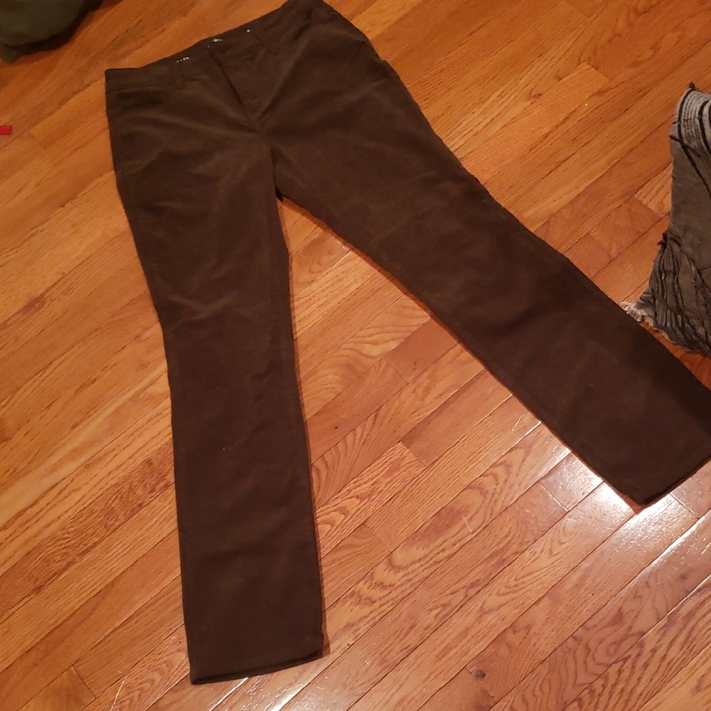 St. John's Bay Women's Straight Leg Brown Pants